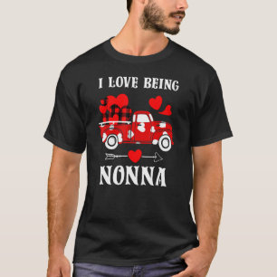 Camiseta El día de San Valentín Me Encanta Ser Un Camión Ro