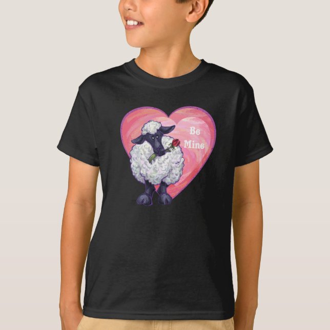 Camiseta El día de San Valentín ovino (Anverso)