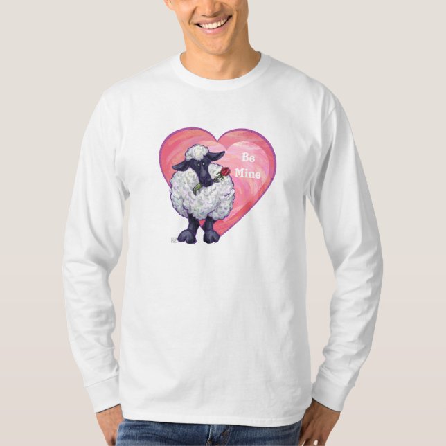Camiseta El día de San Valentín ovino (Anverso)