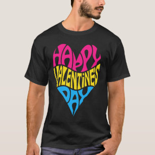 Camiseta El día de San Valentín pansexual Pan LGBTQ Amor LG