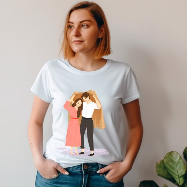 Camiseta El día de San Valentín para la pareja (Subido por el creador)