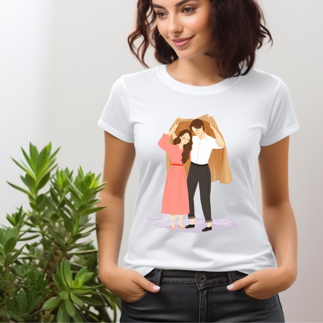 Camiseta El día de San Valentín para la pareja (Subido por el creador)