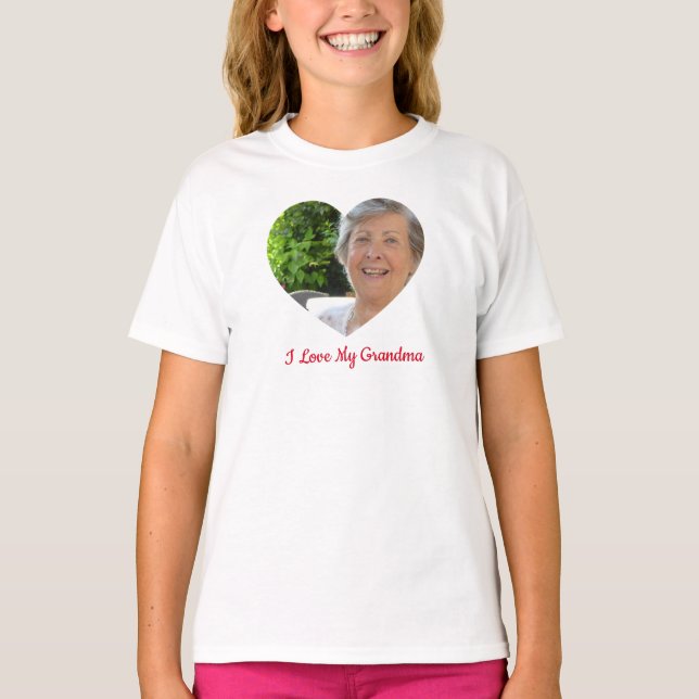 Camiseta El día de San Valentín personalizado de foto de Pe (Anverso)