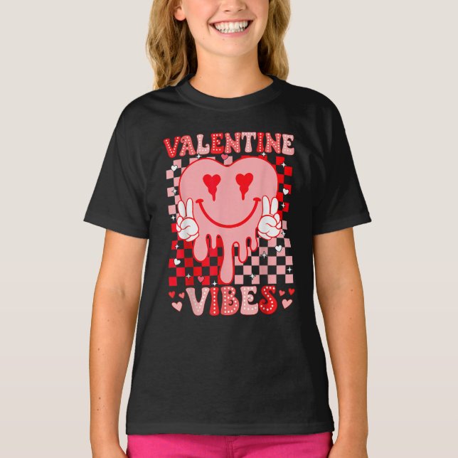 Camiseta El día de San Valentín retro Corazón San Valentín (Anverso)