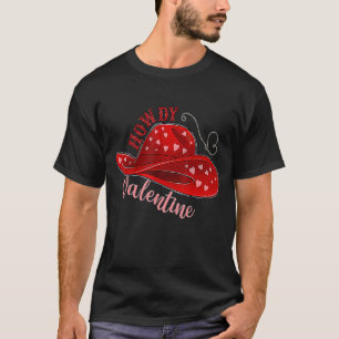 Camiseta El día de San Valentín Retro Howdy Valentine Xoxo 