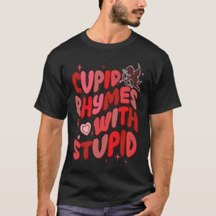 Camiseta El día de San Valentín Rhymes Cupido Con Hormiga R