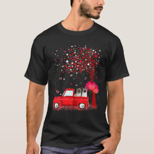 Camiseta El día de San Valentín siamés regala Cats Red T