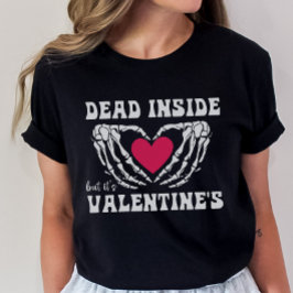 Camiseta El día de San Valentín Skeleton, divertido San Val