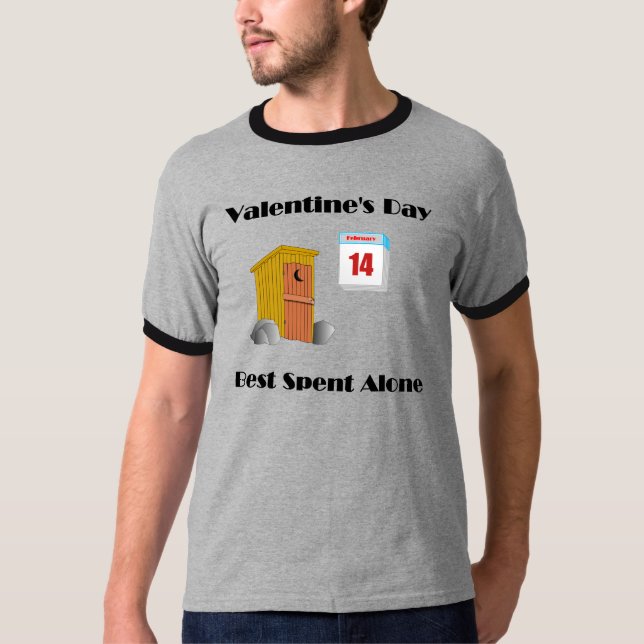 Camiseta El día de San Valentín solamente (Anverso)