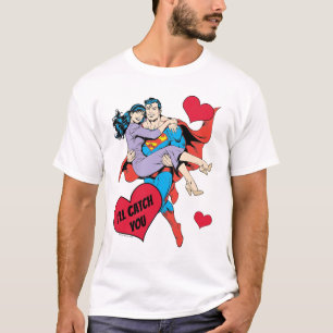 Camiseta El día de San Valentín Superman   Te atraparé