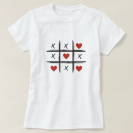 Camiseta El día de San Valentín tic tac pies corazones beso