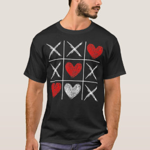 Camiseta El día de San Valentín Tic Tac Toe Valentine Funny