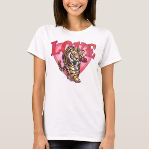 Camiseta El día de San Valentín Tiger