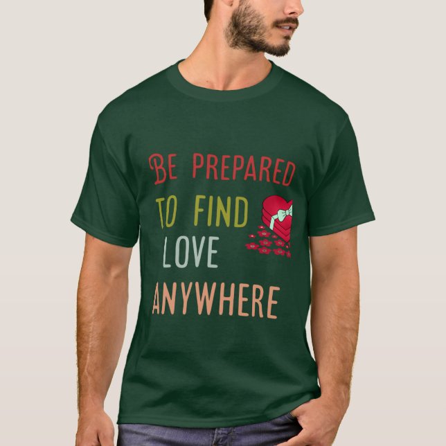 Camiseta El día de San Valentín, un regalo para mi amado, u (Anverso)