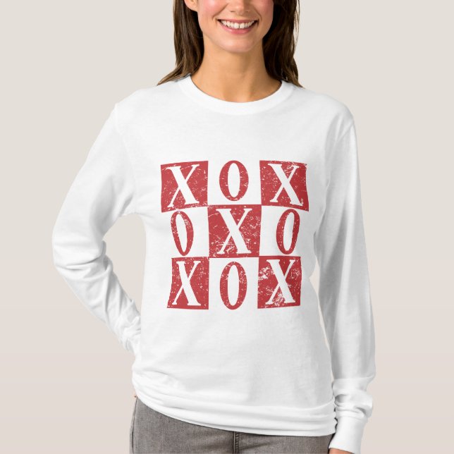 Camiseta El día de San Valentín XOXO (Anverso)
