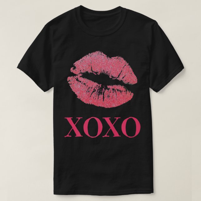 Camiseta El día de San Valentín XOXO Premium (Diseño del anverso)
