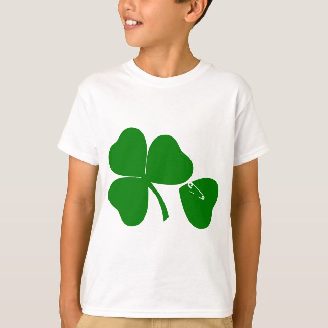 Camiseta El día de St Patrick consigue a niños afortunados (Anverso)