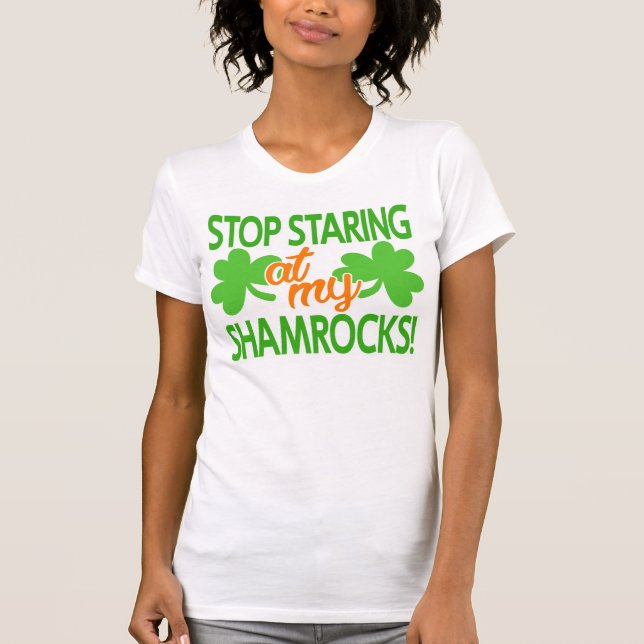 Camiseta El día de St Patrick de los Oglers del trébol (Anverso)