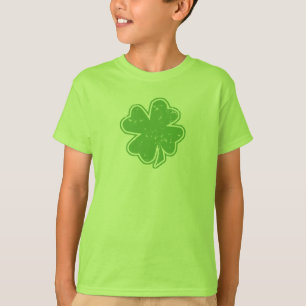 Camiseta El día de St Patrick del trébol del vintage