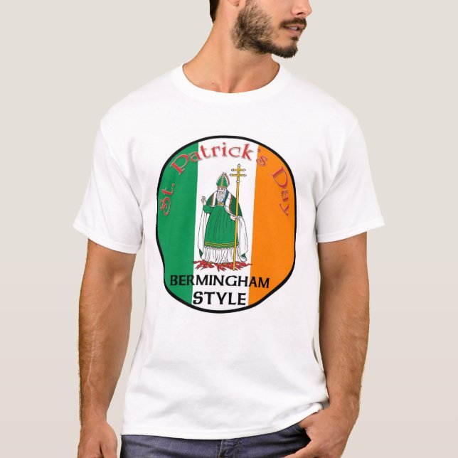 Camiseta El día de St Patrick - estilo de Bermingham (Anverso)