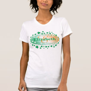 Camiseta El día de St Patrick personalizado, trébol