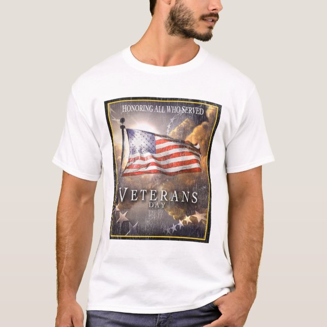 Camiseta El día de veterano - recordar a nuestros veteranos (Anverso)
