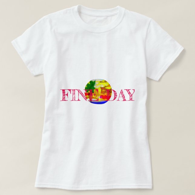 Camiseta EL DÍA DEL árbol_FINE DE las estrellas (Diseño del anverso)