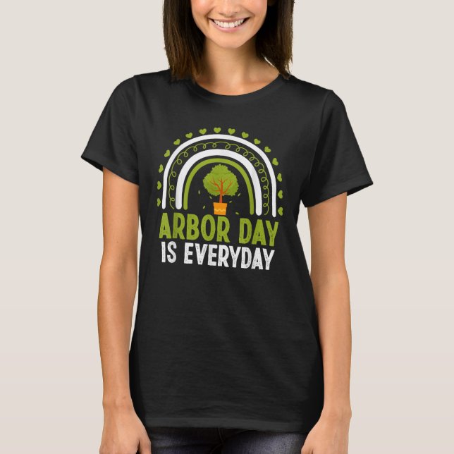 Camiseta El Día del Arbor es divertido todos los días Plant (Anverso)