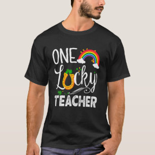 Camiseta El Día Del Arcoiris De Un Profesor Afortunado