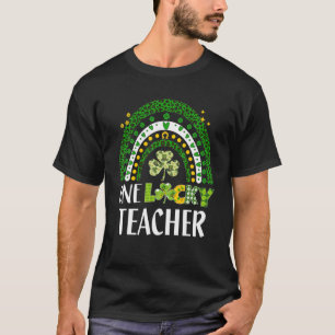 Camiseta El Día Del Arcoiris De Un Profesor Afortunado