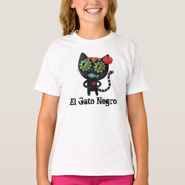Camiseta El día del gato negro muerto (Anverso)