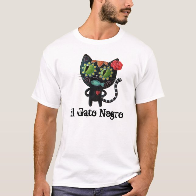 Camiseta El día del gato negro muerto (Anverso)