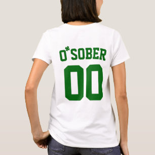 Camiseta El día del número de St Patrick tan sobrio de