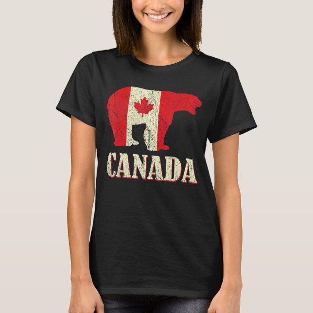 Camiseta El Día del Oso en Canadá Orgulloso Canadá (Anverso)