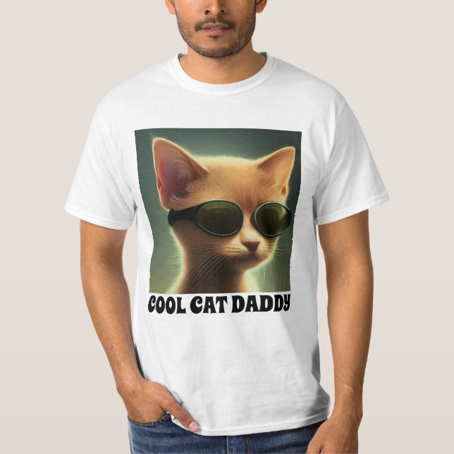 CAMISETA EL DÍA DEL PADRE DE GUAY CAT T-SHIRTS TEES (Anverso)