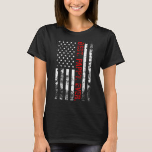 Camiseta El Día del Padre de la Bandera Americana, mejor pa