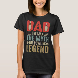 Camiseta El día del padre de la leyenda del Bowler