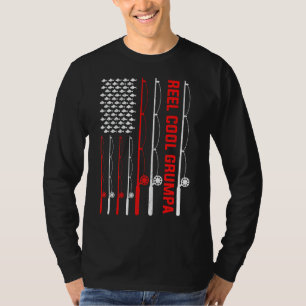 Camiseta El Día del Padre de Reel Guay Grumpa Pescando la F