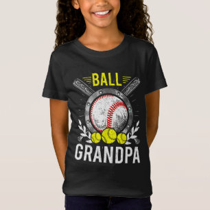 Camiseta El Día del Padre del Abuelo Abuelo Ball Baseball