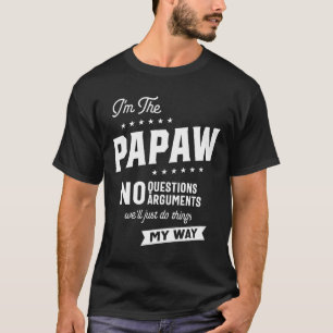 Camiseta El día del padre del abuelo, divertido en el camin