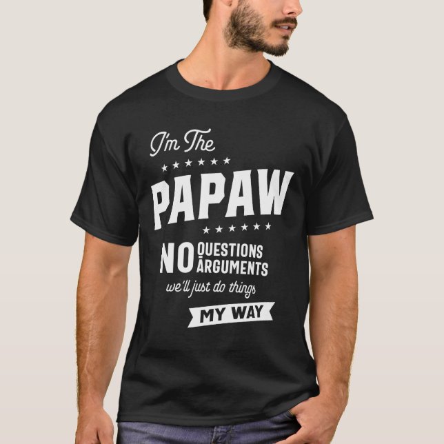 Camiseta El día del padre del abuelo, divertido en el camin (Anverso)