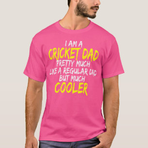Camiseta El Día Del Padre Del Bateador De Cricket Bowler