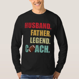 Camiseta El día del padre del entrenador de fútbol del mari
