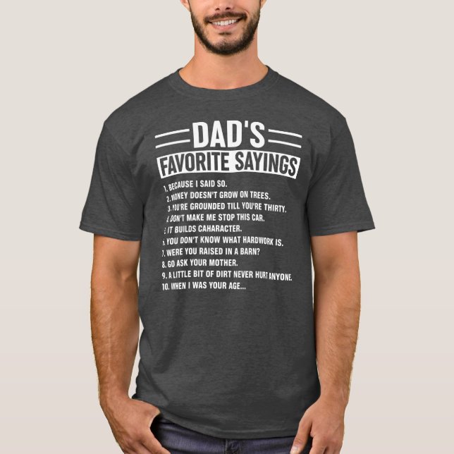 Camiseta El Día del Padre Divertido, el favorito de los hom (Anverso)