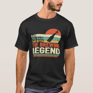 Camiseta El Día del Padre El Hombre El Mito La Leyenda Que 