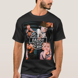 Camiseta El Día del Padre Fotográfico que sacudes a nuest