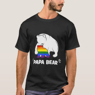 Camiseta El día del padre gay, oso de papá