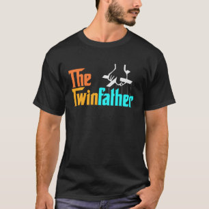 Camiseta El Día del Padre Gemelos de los Padres Gemelos