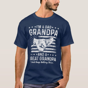 Camiseta El Día del Padre Gracioso del Abuelo de Papá