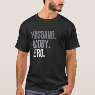 Camiseta El Día del Padre Héroe de Papá Esposo Protector
